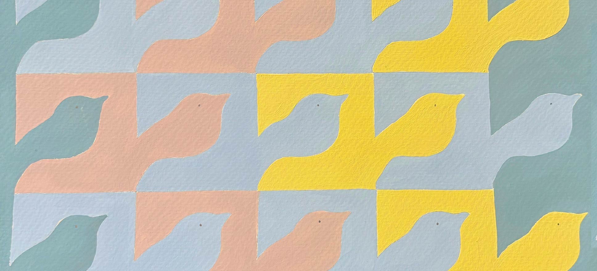 Restricted Palettes III a 'Saturday Family Workshop' exploring Bezold Effect and colour perception through tessellation at KNMA