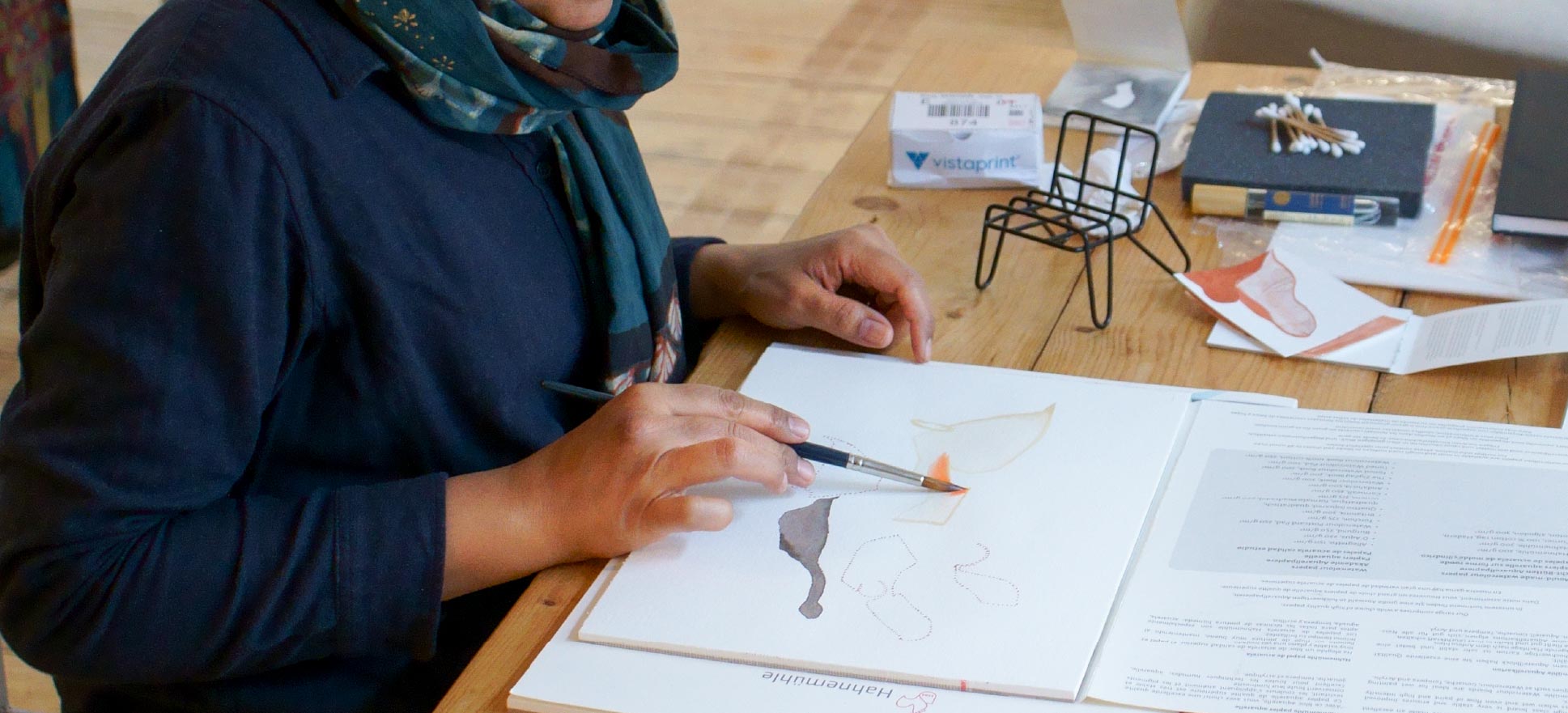 Lines, Forms and Balance, an 'Artist-in-me' worksop, exploring abstract forms and composition at KNMA