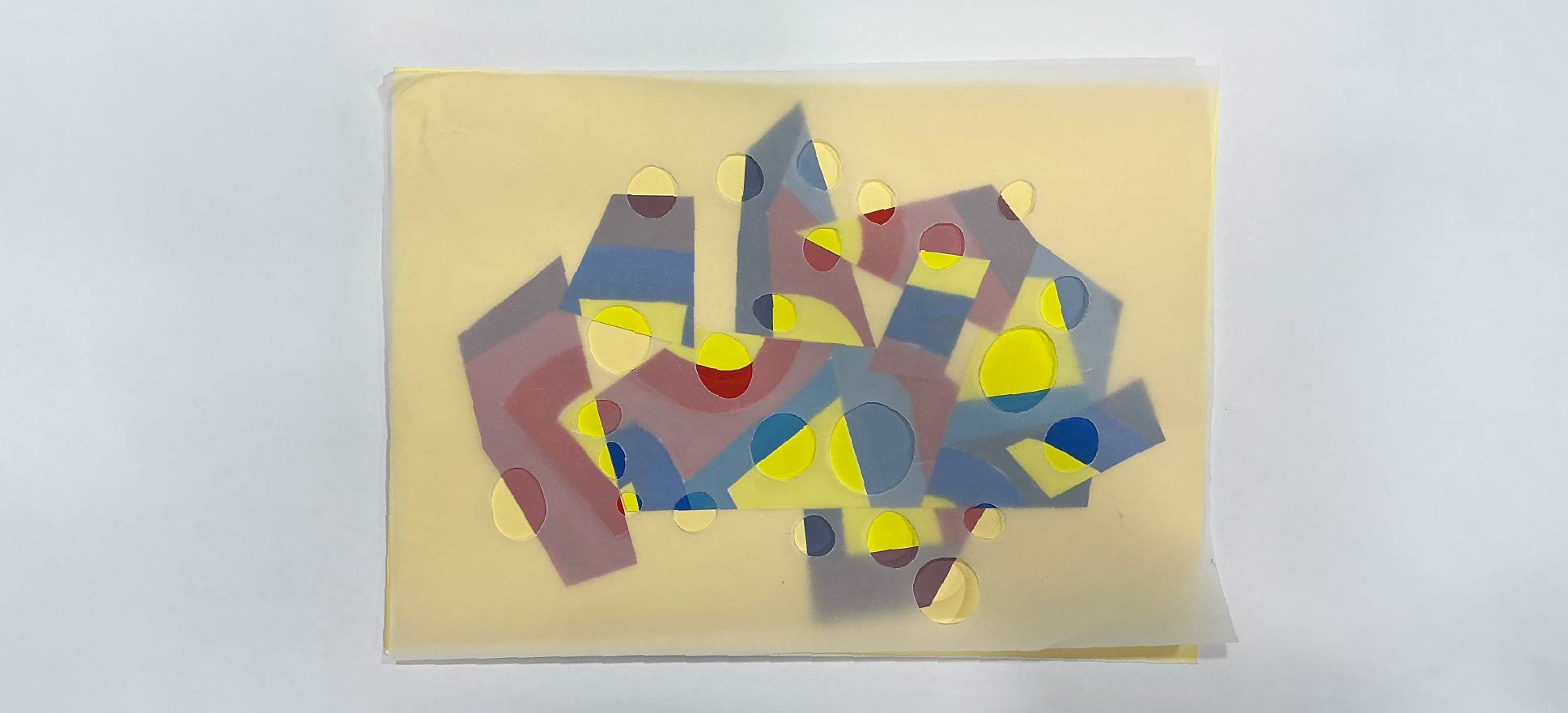 Restricted Palettes II a 'Saturday Family Workshop' exploring colour relationships and contrast at KNMA