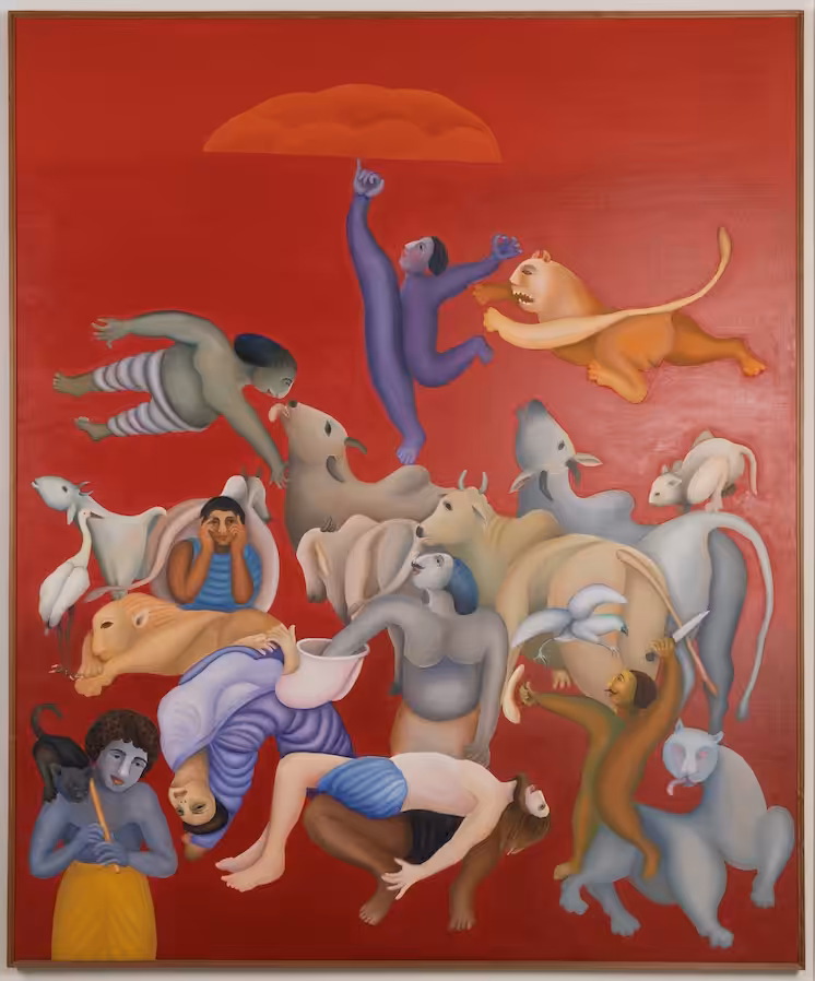 Artwork titled India Today by Manjit Bawa